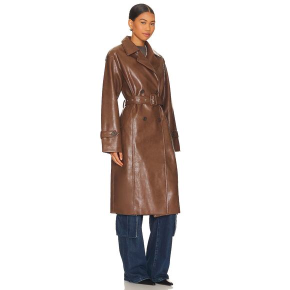 NWT & Sold Out – OW Double-Breasted Belted Coat – Retail $330 - Picture 4 of 9